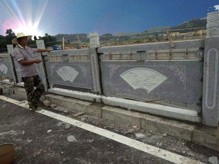 河南鄭州石欄板安裝現場